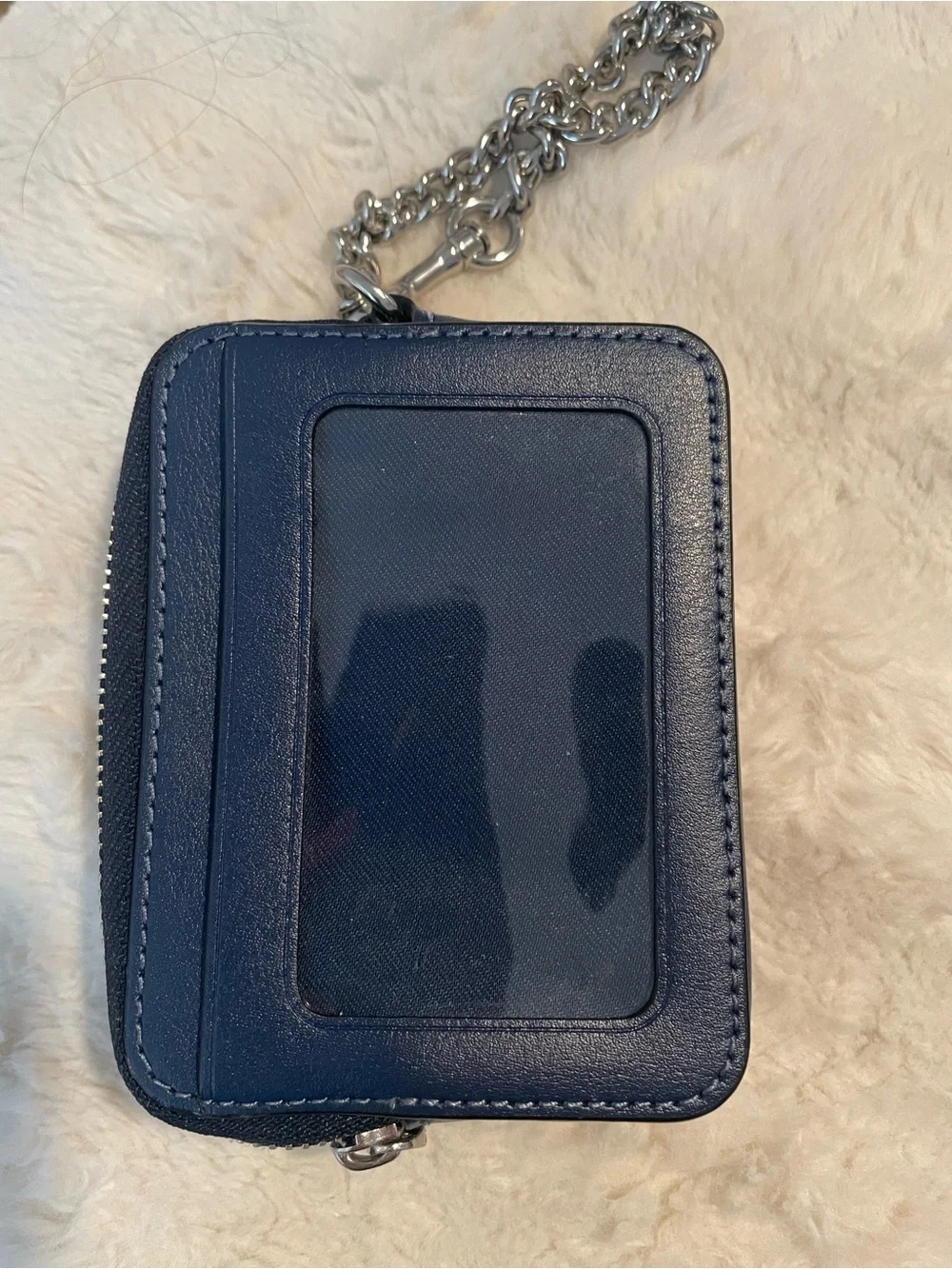 Coach quilted denim